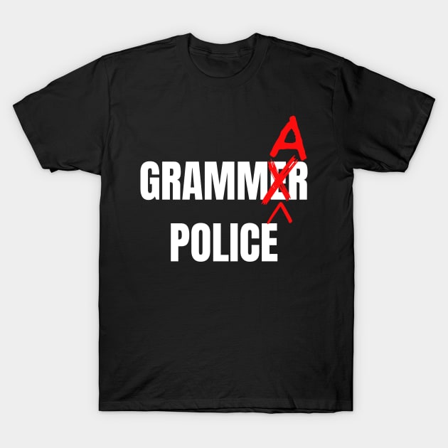 Grammar Police T-Shirt by Spatski